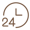 icono 24 horas