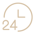 icono 24 horas